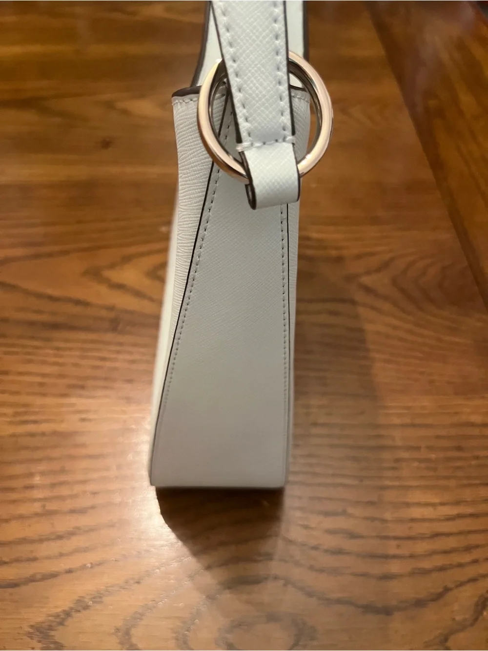 kate spade Mint Green Perry Saffiano Leather Shoulder Bag with Gold Logo